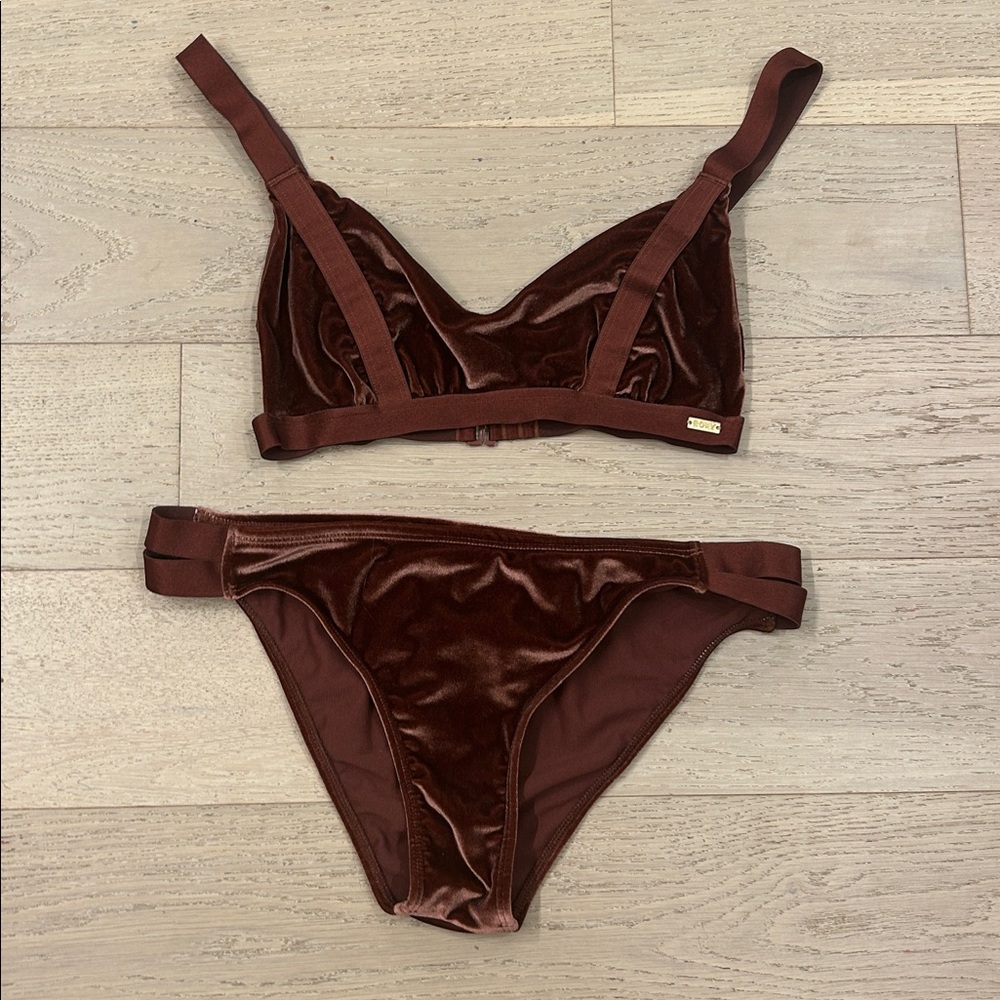 Roxy Velvet Bikini Set